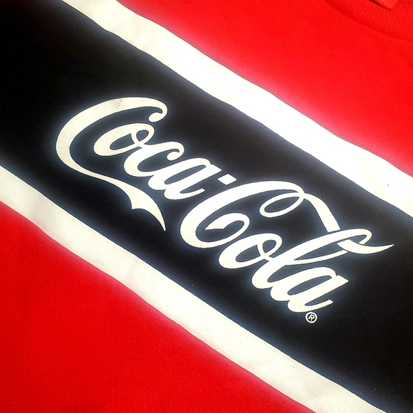 COCA-COLA colorblock logo sweatshirt - Picture 4 of 5